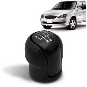 Manopla Bola Cambio Corsa Classic 2011 A 2016 Lente Preta Preto