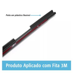 Par Acabamento Lateral Parabrisa New Civic 2007 A 2012 Preto