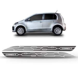 Kit Adesivos Laterais Para Up Connect 2018 A 2020 Grafite