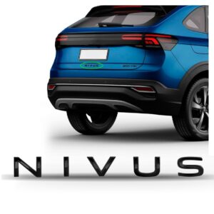 Letreiro Traseiro Nivus 2020 A 2023 Black