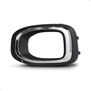 Moldura Milha T-cross 19 20 21 22 23 Com Furo E Aro Cromado Lado Esquerdo