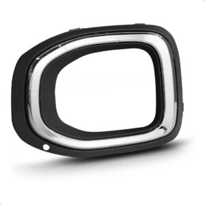 Moldura Milha T-cross 19 20 21 22 23 Com Furo E Aro Cromado Lado Esquerdo