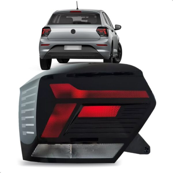 Lanterna Traseira Polo 2018 2019 20 2021 Fume Encaixe Lado Esquerdo