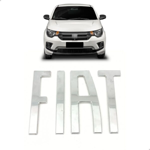 Emblema Grade Radiador Mobi 2021 2022 2023 Cromado