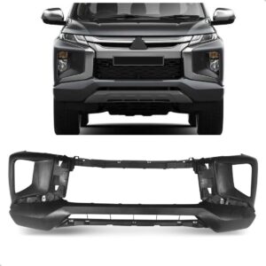 Parachoque Dianteiro L200 Triton 2021 2022 23 2024 Sem Grade Preto
