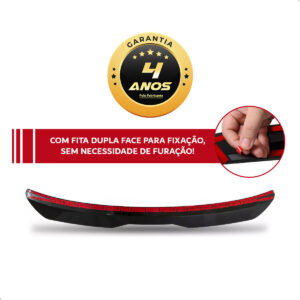 Aerofólio Para Bmw 116 Black Piano Sport Hatch Universal