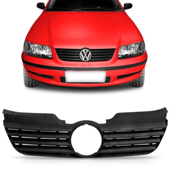 Grade Tela Radiador Gol G3 1999 A 2002 Preta Preto