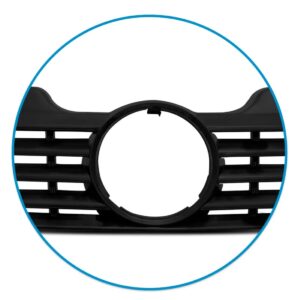 Grade Tela Radiador Gol G3 1999 A 2002 Preta Preto