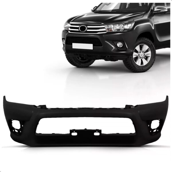 Parachoque Hilux 2016 2017 2018 Cabine Simples Preto