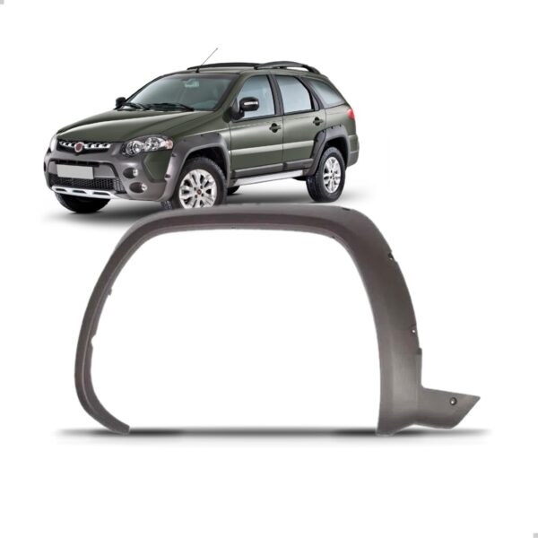 Alargador Vão Roda Paralama Diant Palio Week Adventure 13/16 Esquerdo/motorista