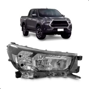 Farol Hilux Sr 2021 2022 2023 Simples Sem Led 1ª Linha Direito/passageiro