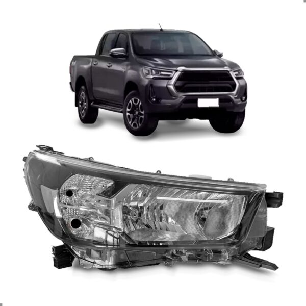 Farol Hilux Sr 2021 2022 2023 Simples Sem Led 1ª Linha Direito/passageiro