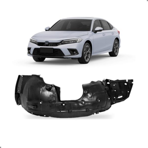 Protetor Caixa De Roda Dianteiro Para Honda Civic 2022 23 24 Lado Direito