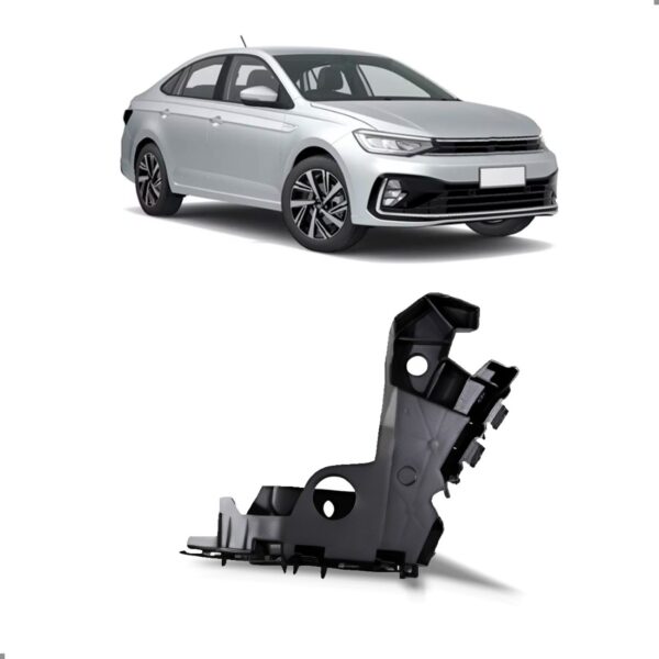 Suporte Guia Parachoque Polo Virtus 2023 2024 Dianteiro Lado Direito