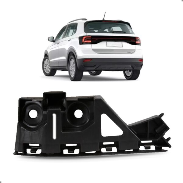 Suporte Guia T-cross 2019 A 2024 Lateral Parachoque Traseiro Lado Esquerdo