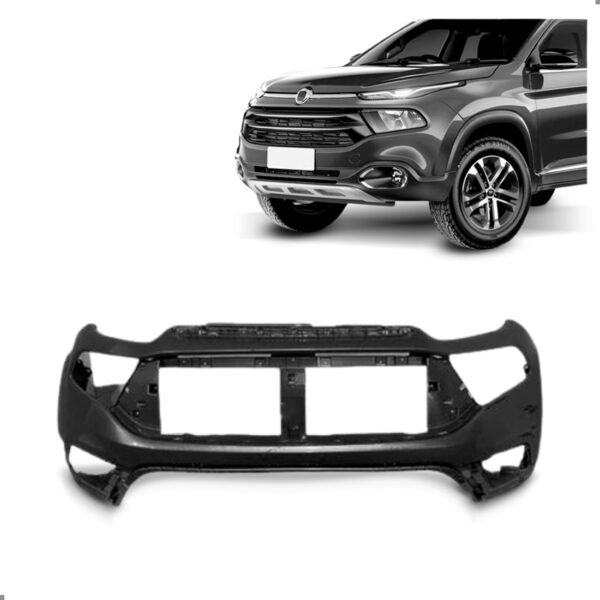 Parachoque Dianteiro Para Toro 2022 2023 2024 2025 Superior Preto