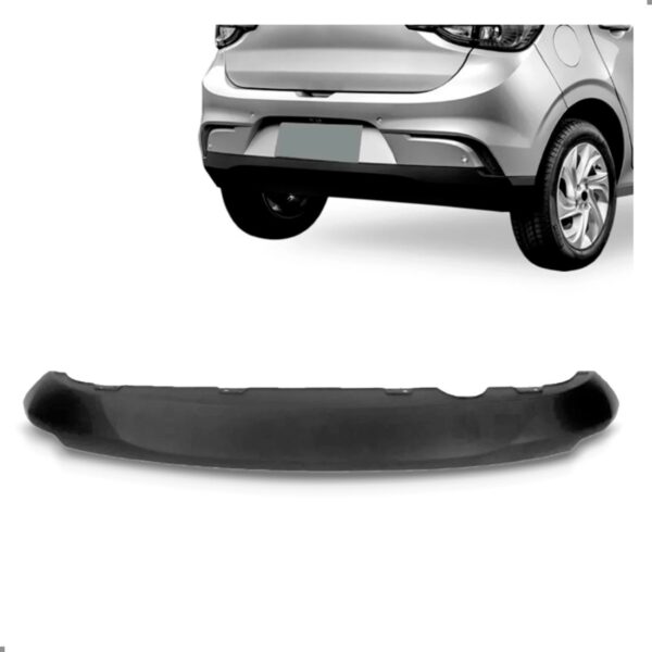 Saia Spoiler Traseiro Inferior Argo 2017 A 2025 Texturizado Preto