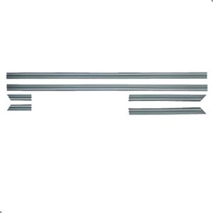 Friso Lateral Borrachão Para Verona-  4 Portas 1993 A 1996 Cinza