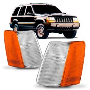 Sinaleira Grand Cherokee Laredo Superior Cristal/ambar 1994 Lado Direito