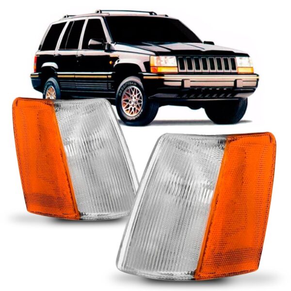 Sinaleira Grand Cherokee Laredo Superior Cristal/ambar 1994 Lado Direito