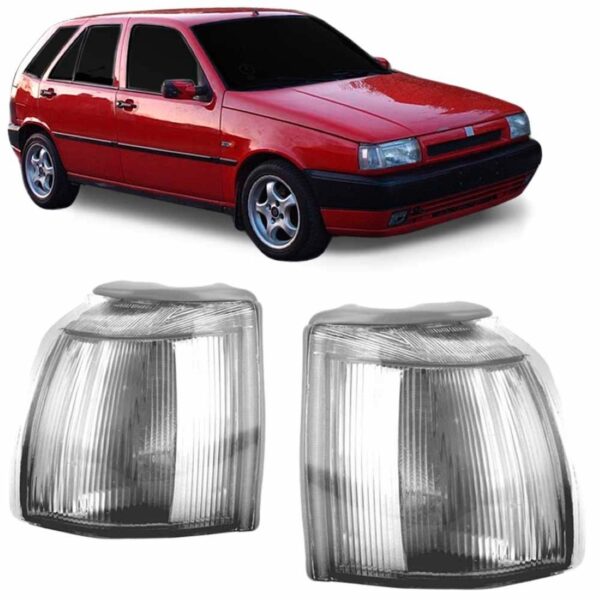 Lanterna Dianteira Sinaleira Fiat Tipo 93 A 96 Lado Esquerdo Cristal