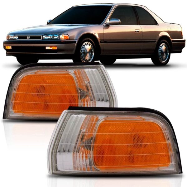 Lanterna Dianteira Sinaleira Seta Accord 92 93 Cristal Ambar Lado Esquerdo