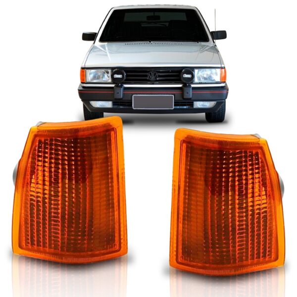 Sinaleira Seta Gol Quadrado 1988 1989 1990 Ambar Lado Esquerdo