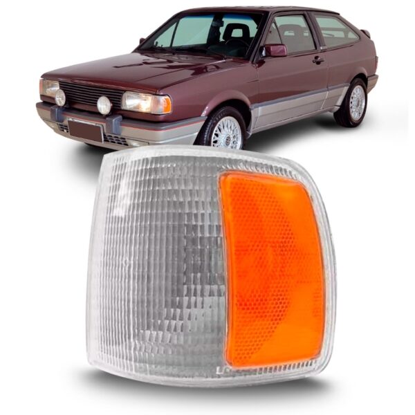 Sinaleira Para Volkswagen Gol 1991 1992 93 1994 Cristal Amba Lado Esquerdo