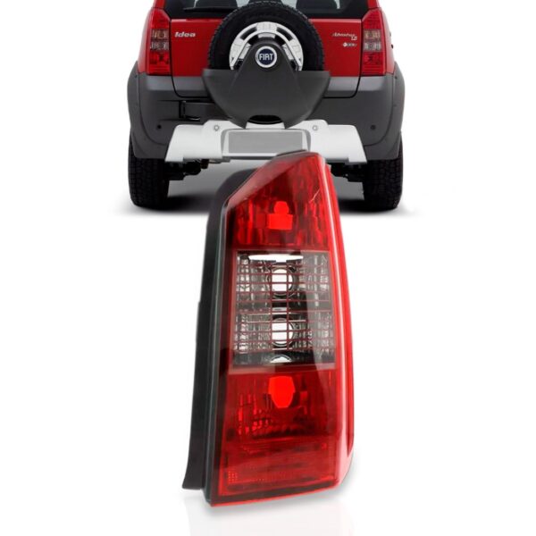 Tela Frontal Idea 2005 A 2007 Bicolor Grade Vermelha Ld Direito/passageiro Vermelho