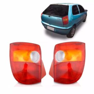 Sinaleira Traseira Palio 95 96 97 98 99 00 Tricolor Ld Direito/passageiro Vermelho