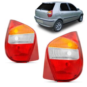 Lanterna Traseira Palio G2 2001 2002 2003 Fire Tricolor Ld Direito Vermelho