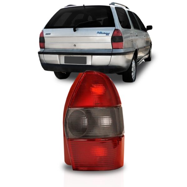 Lanterna Traseira Palio Weekend Fumê 97 1998 1999 2000 Lado Direito