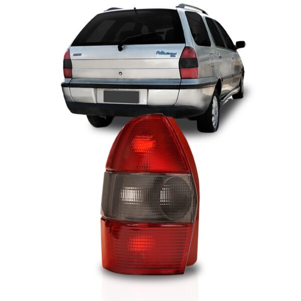 Lanterna Traseira Palio Weekend Fumê 97 98 1999 00 1ª Linha Esquerdo