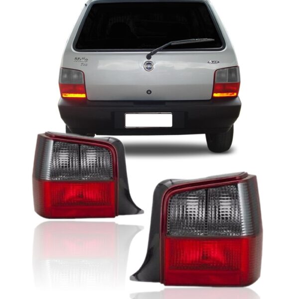 Sinaleira Farol Traseiro Fiat Uno Fire 2004 A 2009 Fume Lado Direito