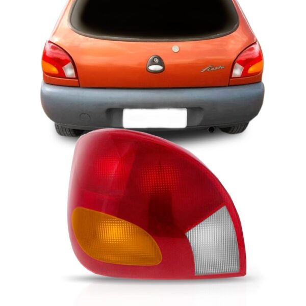 Sinaleira Fiesta 1996 97 98 99 00 01 2002 Traseira Ré Branca Esquerdo