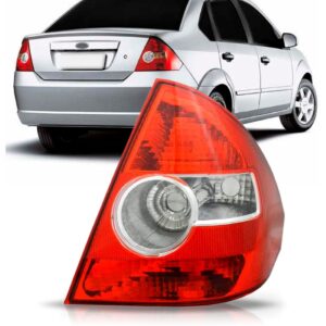 Lanterna Traseira Fiesta 05 06 07 08 09 2010 Sedan 1ª Linha Direito Vermelho