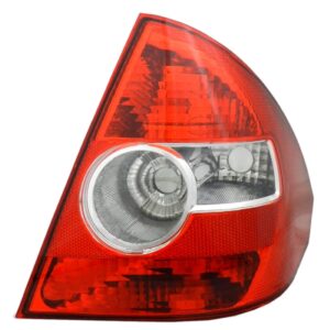 Lanterna Traseira Fiesta 05 06 07 08 09 2010 Sedan 1ª Linha Direito Vermelho