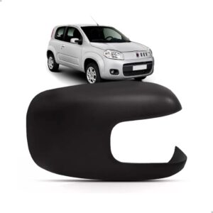 Capa Retrovisor Uno Way 2010 2011 2012 2013 2014  2015 Preta Lado Direito