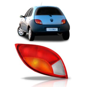 Lanterna Traseira Ford Ka 1997 1998 1999 2000 2001 Tricolor Lado Esquerdo