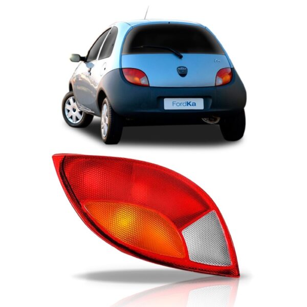 Lanterna Traseira Ford Ka 1997 1998 1999 2000 2001 Tricolor Lado Esquerdo