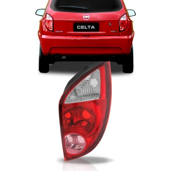 Sinaleira Lanterna Celta 2007 A 2018 Bicolor Rosa Lado Direito