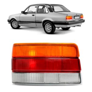 Lanterna Traseira Chevette 1987/ 1990 Tricolor Mega Desconto Lado Esquerdo