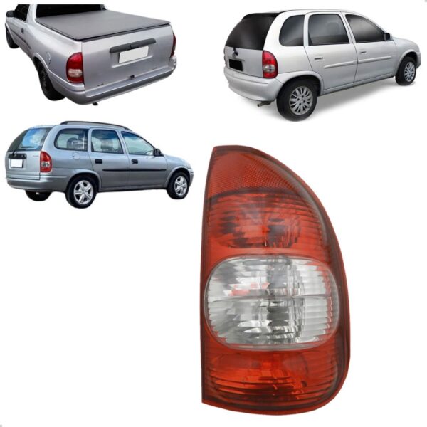 Lanterna Corsa Pickup E Corsa Super 00 01 2002 2003 1ª Linha Direito