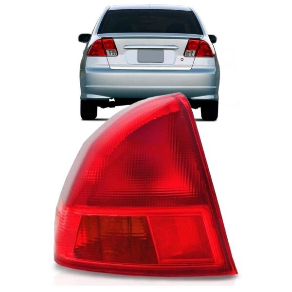 Lanterna Traseira Honda Civic 01 02 03 Civic 2001 2002 2003 Lado Esquerdo