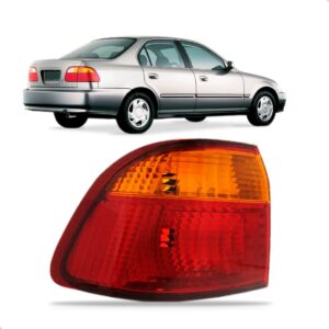 Lanterna Para Civic 1999 00 Traseira Canto Externa 1ª Linha Esquerdo