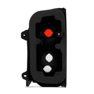 Lanterna Traseira Para Hyundai H100 97 A 05 Bicolor Esquerda Esquerdo/motorista Vermelho