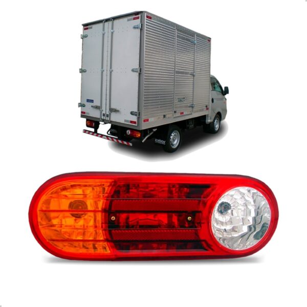 Lanterna Traseira Para Hyundai Hr 2004 Até 2013 1ª Linha Esquerdo/motorista Tricolor