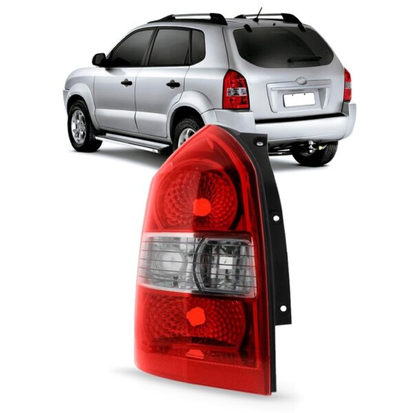 Lanterna Traseira Para Hyundai Tucson 2000 A 2013 Esquerda Esquerdo Vermelho