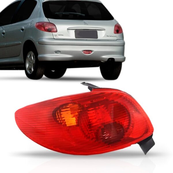 Lanterna Peugeot 206 2004 2005 2006 Traseira Esquerdo Esquerdo