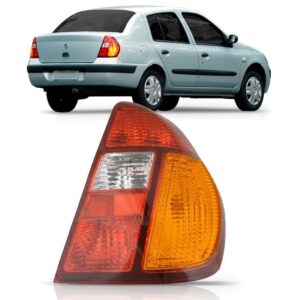 Lanterna Traseira Clio 1999 00 01 2002 Sedan Tricolor Lado Direito